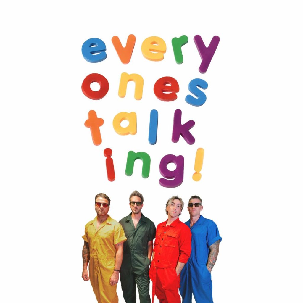 All Time Low new album cover for Everyone’s Talking! releasing October 17